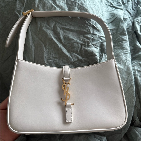Saint Laurent Mini Le 5 A 7 in Cream - Picture 11 of 12